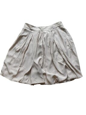 Club Monaco Cream Pleated Bubble Skirt Size 2